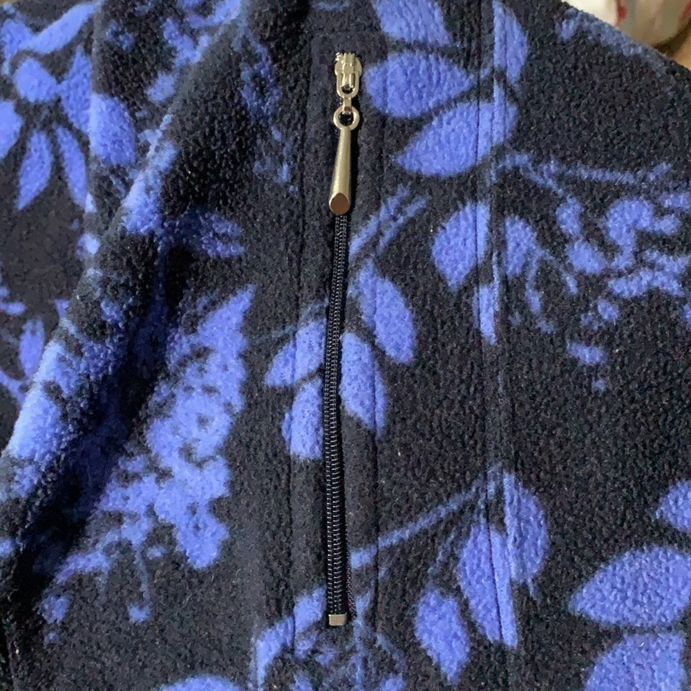 Women’s Karen Scott Blue & Black jacket Size Med - Picture 7 of 7